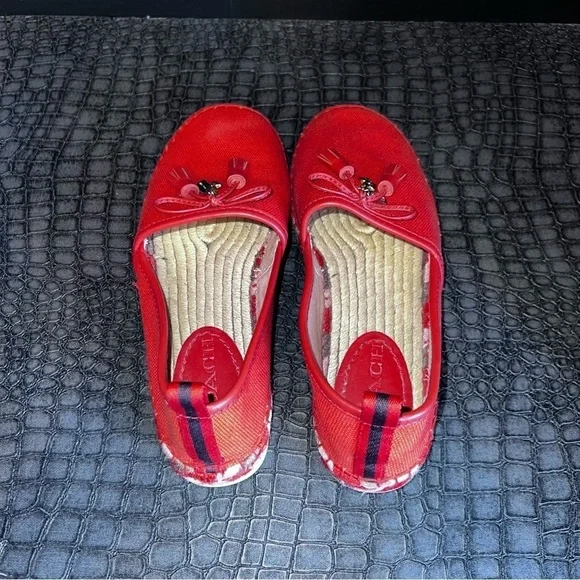 Coach Madison Orange Red Canvas Leather Espadrille
Loafers 5.5 spring summer - Picture 6 of 8